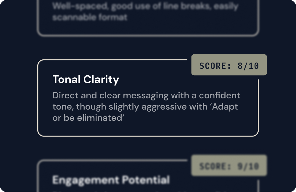 Algorithm Rating Interface